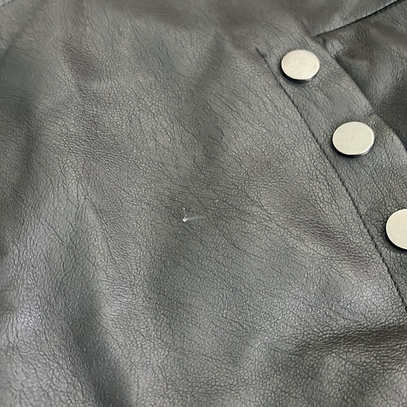 BCBGMaxazria Leather Skirt - Picture 5 of 8